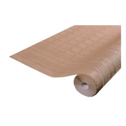 NAPPE DAMASSE TAUPE 1,20CM X 6 M