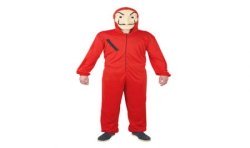 DEGUISEMENT COMBINAISON BRAQUEUR ROUGE TAILLE L - XL