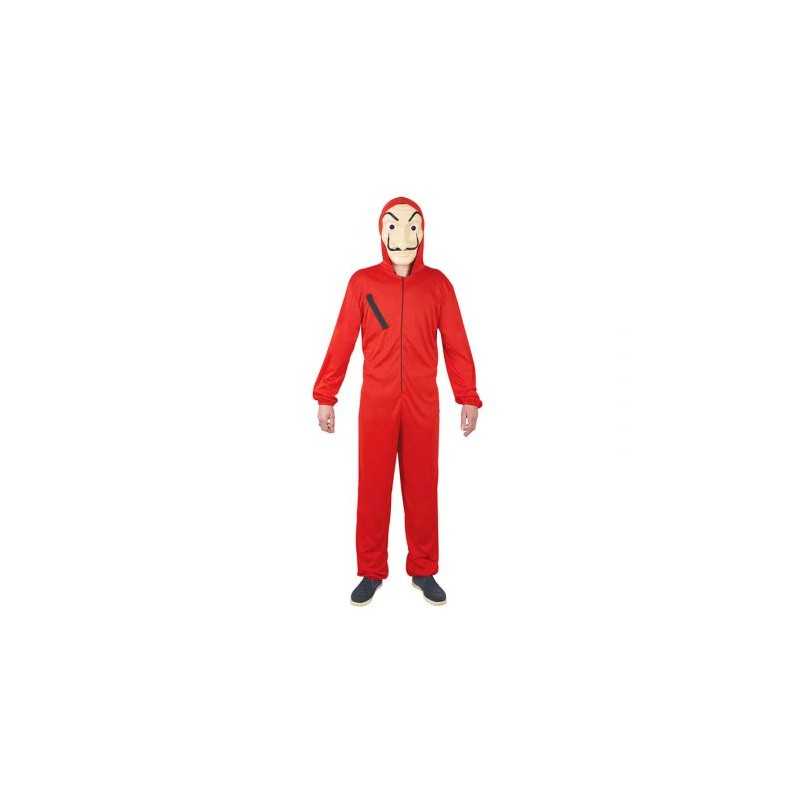 DEGUISEMENT COMBINAISON BRAQUEUR ROUGE TAILLE L - XL
