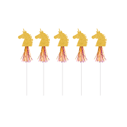 6 BAGUETTES MAGIQUES LICORNE