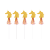 6 BAGUETTES MAGIQUES LICORNE