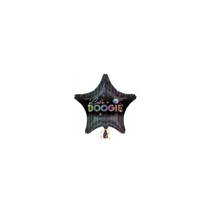 BALLON METALLIQUE ETOILE LET'S BOOGIE 48 CM