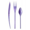 30 COUVERTS PLASTIQUES LILAS