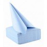 40 SERVIETTES SUN OUATE UNIE 38 X 38 CM BLEU CIEL