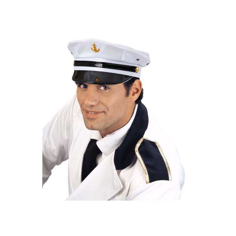 CASQUETTE CAPITAINE MARIN BLANCHE