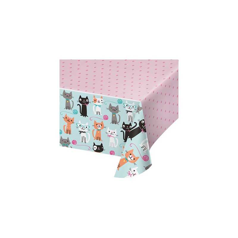 NAPPE PLASTIFIEE CHAT 137 X 259 CM