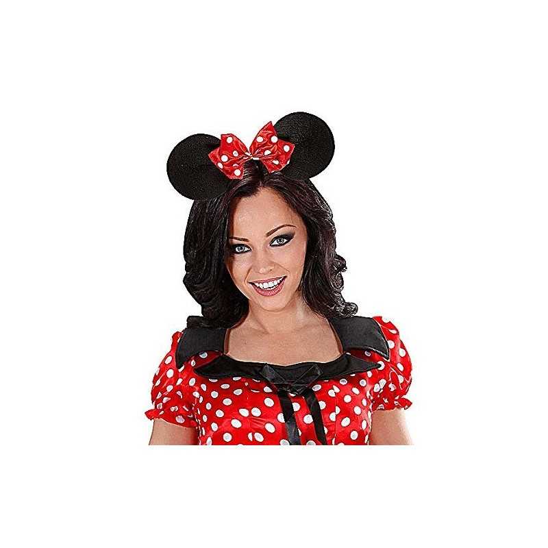 SERRE TETE OREILLE MINNIE AVEC NOEUD A POIS