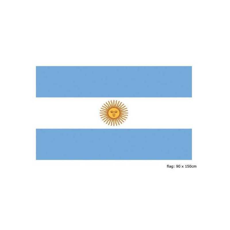 DRAPEAU TISSU ARGENTINE 90 X 150 CM