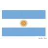 DRAPEAU TISSU ARGENTINE 90 X 150 CM