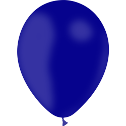 12 BALLONS LATEX 28 CM BLEU MARINE BALLOONIA