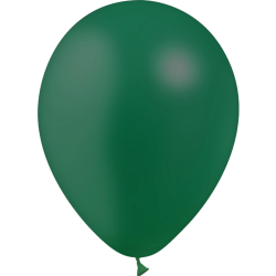 50 BALLONS BALLOONIA VERT BOUTEILLE 28 CM