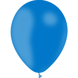 50 BALLONS BALLOONIA BLEU ROI 28 CM