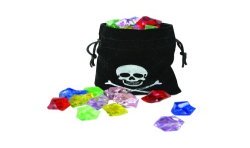 FAUSSES PIERRES PRECIEUSES DANS BOURSE PIRATE