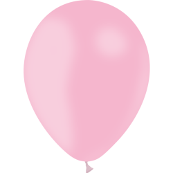 50 BALLONS BALLOONIA ROSE BONBON 28 CM
