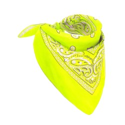BANDANA JAUNE FLUO