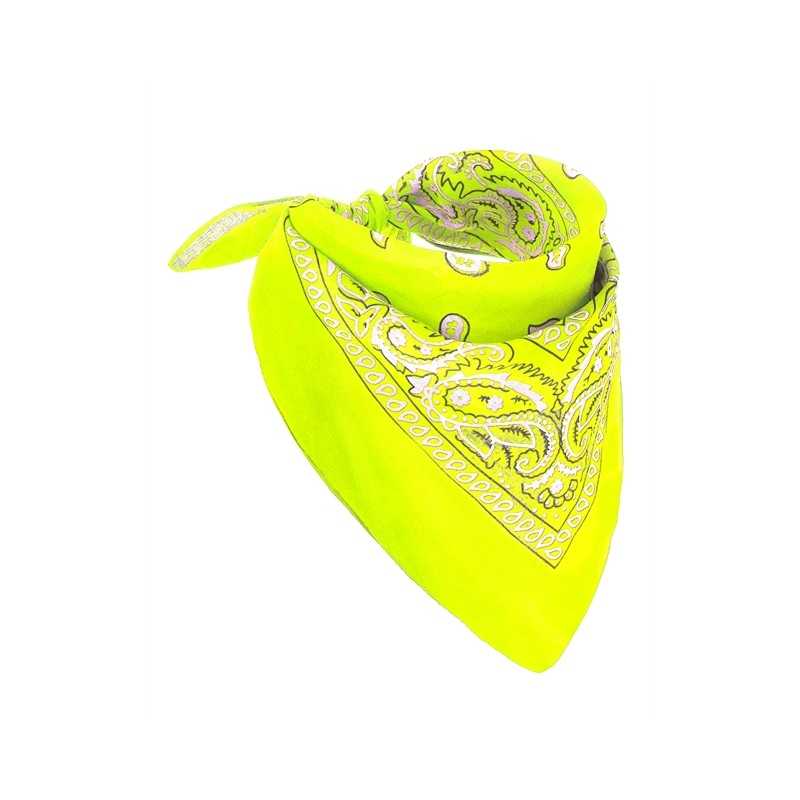 BANDANA JAUNE FLUO