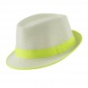 BORSALINO BANDEAU JAUNE FLUO