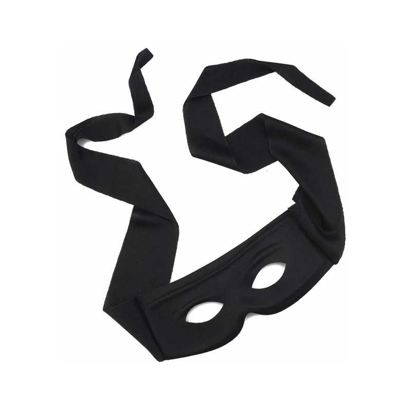 LOUP NOIR DE JUSTICIER MASQUE ZORRO