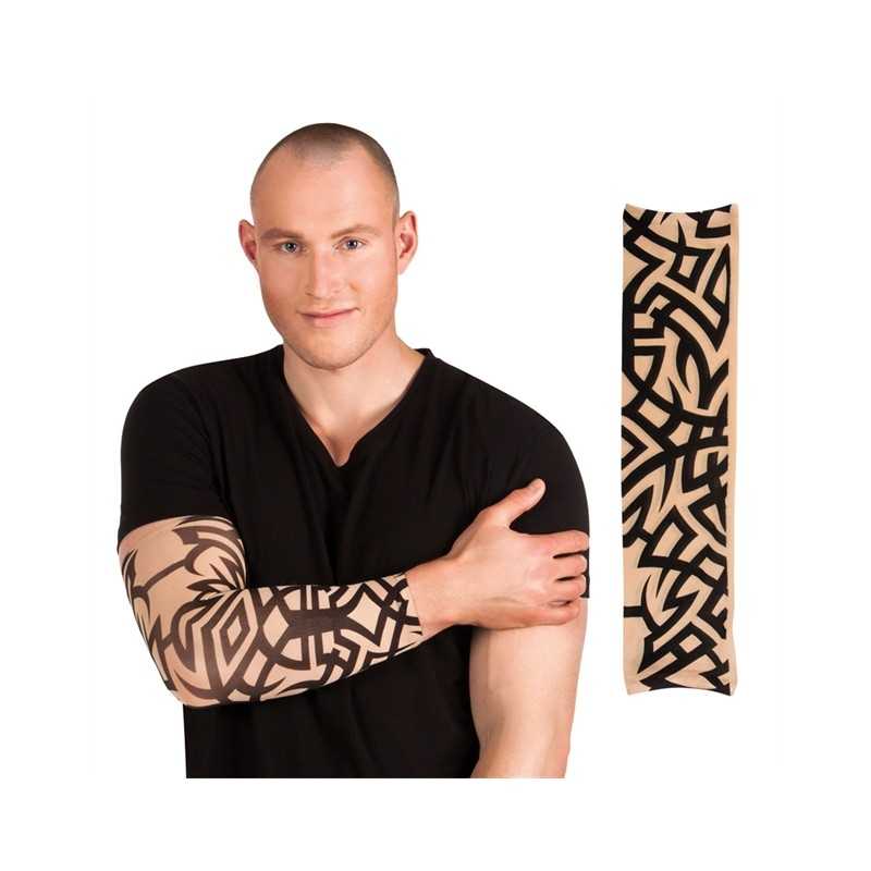 MANCHE TATOUAGE TRIBAL ADULTE