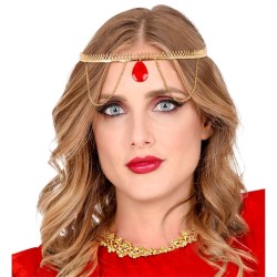 BIJOU DIADEME SERRE TETE DANSEUSE ORIENTALE ADULTE METAL OR