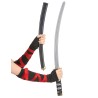 SABRE OU KATANA NINJA ADULTE AVEC FOURREAU 74 CM