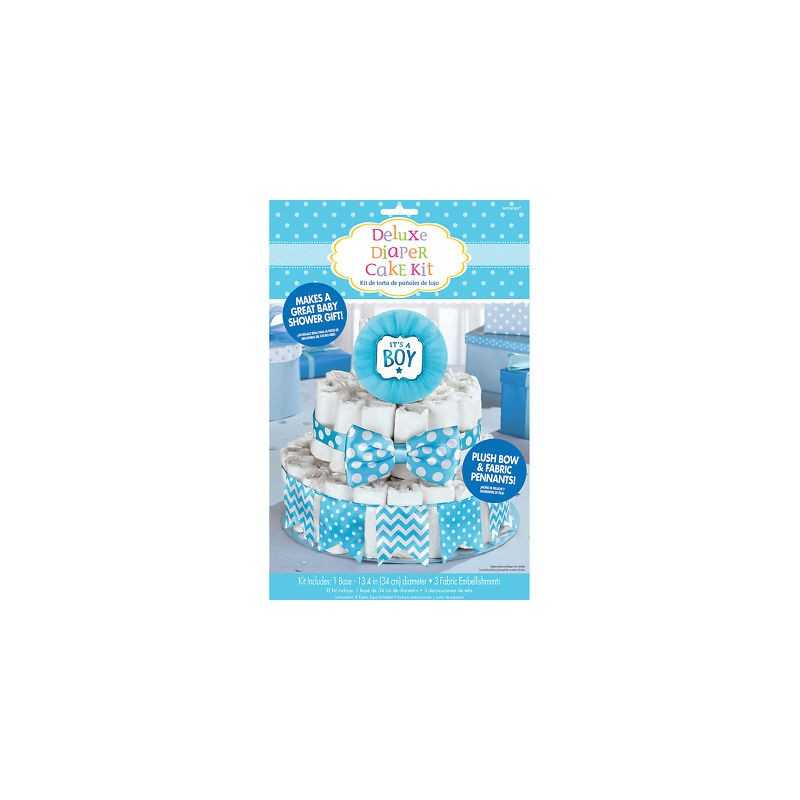 SET DE DECORATION DE GATEAU DE COUCHE GARCON