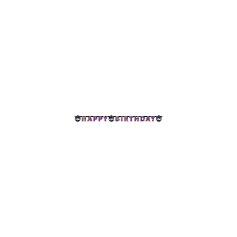 GUIRLANDE HAPPY BIRTHDAY POLICE