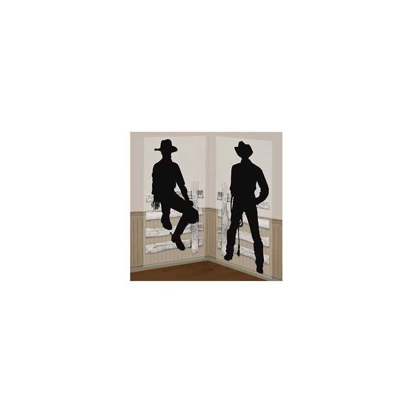 2 DECORATIONS MURALES WESTERN