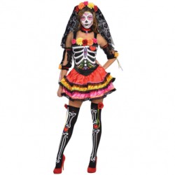 DEGUISEMENT FEMME DAY OF THE DEAD TAILLE XL