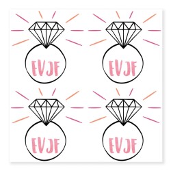 TATOUAGE EPHEMERE ENTERREMENTS VIE DE JEUNE FILLE 