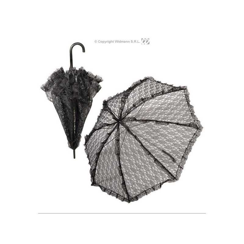 OMBRELLE NOIRE EN DENTELLE