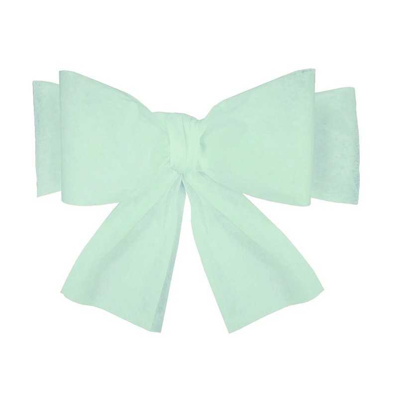 6 NOEUDS POUR HOUSSE DE CHAISE VERT PASTEL 19 CM X 3 M