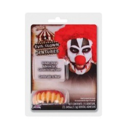 DENTIER DENTS POINTUES DE CLOWN HORRIBLE