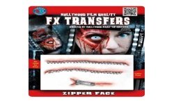 CICATRICE TRANSFERT FX 3D REALISTE FERMETURE ECLAIR