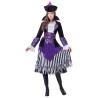 DEGUISEMENT PIRATE VIOLET LADY CRIMSON TAILLE S