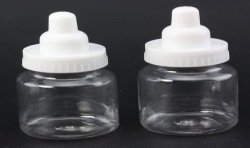 SACHET DE 2 BIBERONS BLANC 9 CM