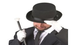 CHAPEAU HAUT DE FORME NOIR