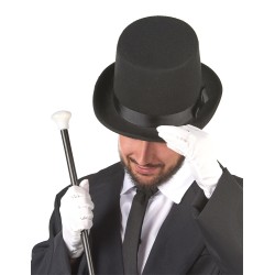 CHAPEAU HAUT DE FORME NOIR