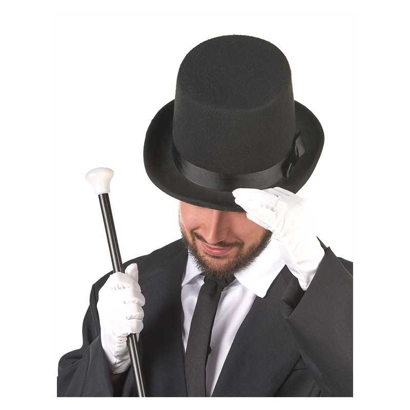 CHAPEAU HAUT DE FORME NOIR