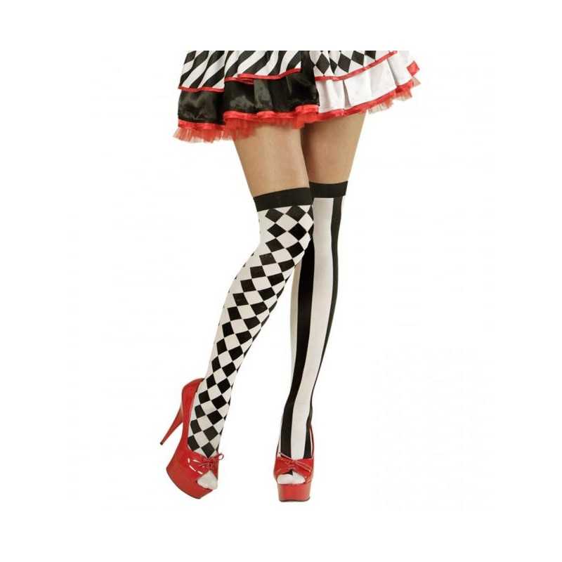 BAS NOIR ET BLANC PIERROT