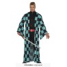 DEGUISEMENT HOMME DEMON SLAYER TANJIRO VERT ET NOIR TAILLE L