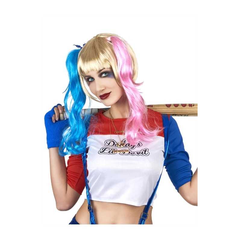 PERRUQUE ARLEQUINE DIABOLIQUE