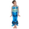 DEGUISEMENT SIRENE BLEU TAILLE 7-9 ANS