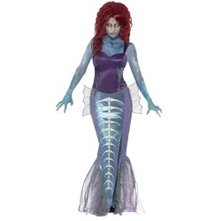 DEGUISEMENT SIRENE ZOMBIE TAILLE M