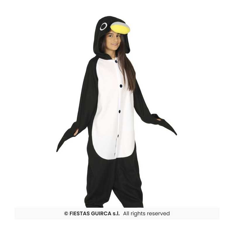 DEGUISEMENT PINGOUIN KIGURUMI PYJAMA TAILLE 5-6 ANS