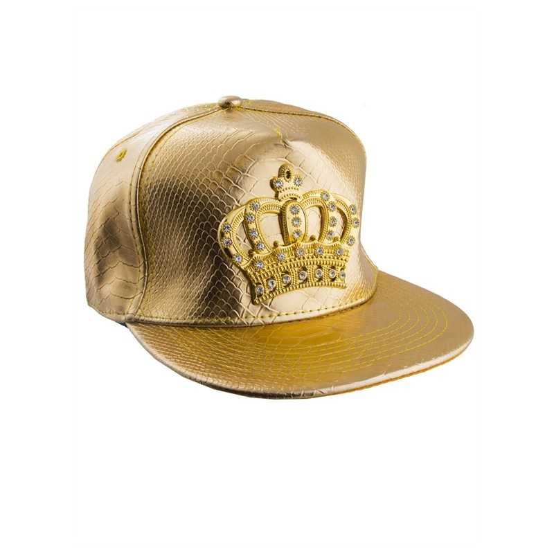 CASQUETTE RAPEUR COURONNE OR