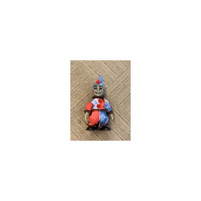 DECORATION HALLOWEEN POUPEE CLOWN PIERROT DEBOUT ANIMEE SON ET LUMIERE