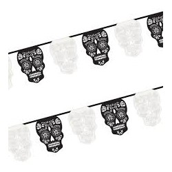 GUIRLANDE NOIR ET BLANC JOUR DE LA MORT