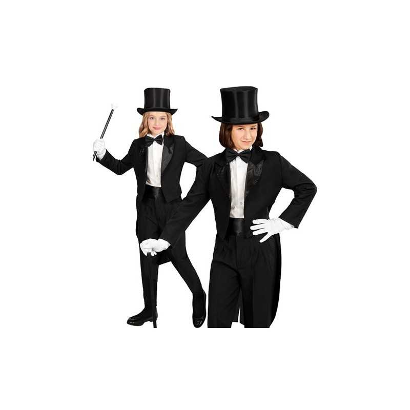 DEGUISEMENT ENFANT VESTE QUEUE DE PIE NOIRE TAILLE 140