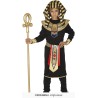 DEGUISEMENT PHARAON EGYPTIEN TOUTANKAMON NOIR TAILLE 5-6 ANS